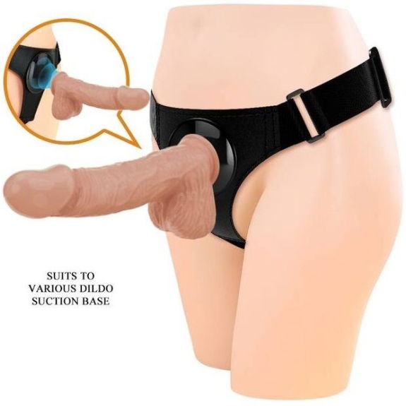 Universele Harnas Met Dildo Jerry 21.8 Cm Natuurlijk
