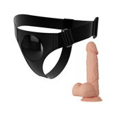 Universele Harnas Met Dildo Jerry 21.8 Cm Natuurlijk