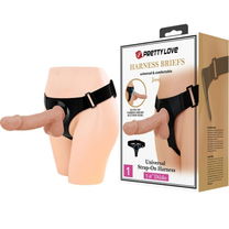 Universele Harnas Met Dildo Jerry 21.8 Cm Natuurlijk