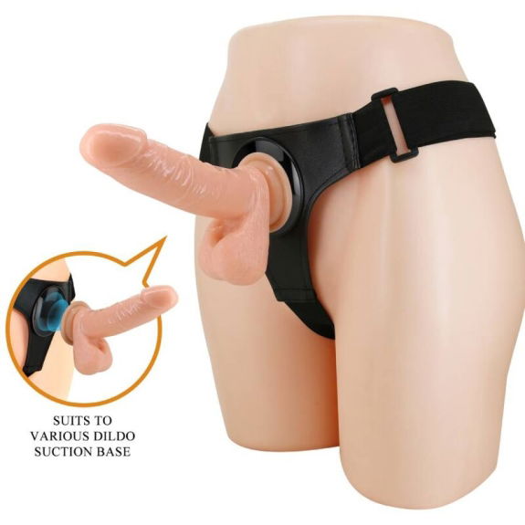 Universele Harnas Met Dildo 20 cm Natuurlijk