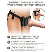 Elite Verstelbare Harnas Met Dildo 15.2 cm Voor Beginner