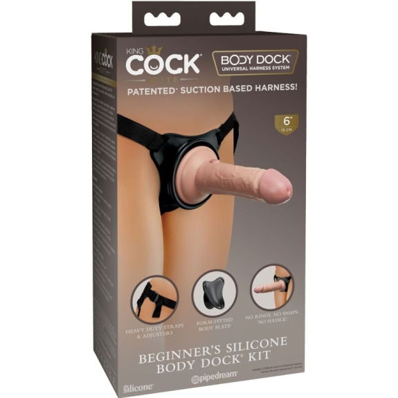 Elite Verstelbare Harnas Met Dildo 15.2 cm Voor Beginner