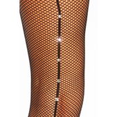 Netpanty met strass steentjes