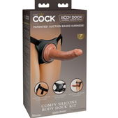 King cock - Elite Verstelbare Harnas Met Dildo 17.8 cm