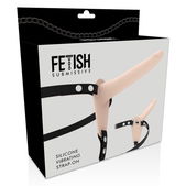 Fetish Submissive Harness - Silicone Vibrator 15 cm
