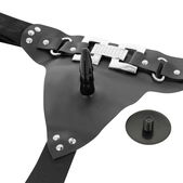 Deluxe Harnas Met Realistische Vibratie 18 cm -O- 4.5 cm