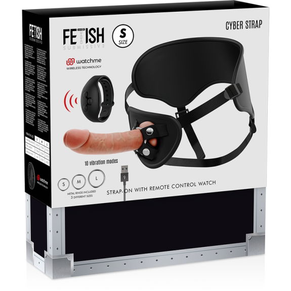 Fetish Submissive Cyber Strap - Harnas Met Afstandsbedie