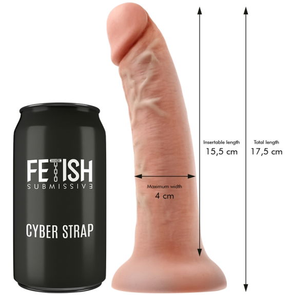 Cyber Strap - Harnas met Dildo en Bullet Afstandsbedieni
