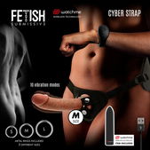 Cyberstrap - Harnas Met Dildo En Bullet Afstandsbedienin