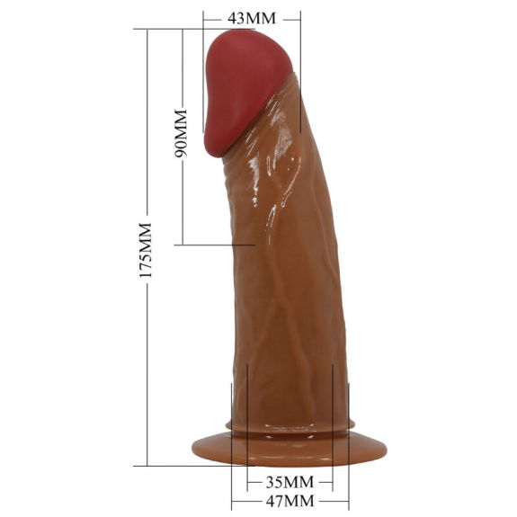 Starks Multi-Speed Vibration Dildo 17,5 cm Lichtbruin Starks Multi-Speed Vibration Dildo 17,5 cm Lichtbruin