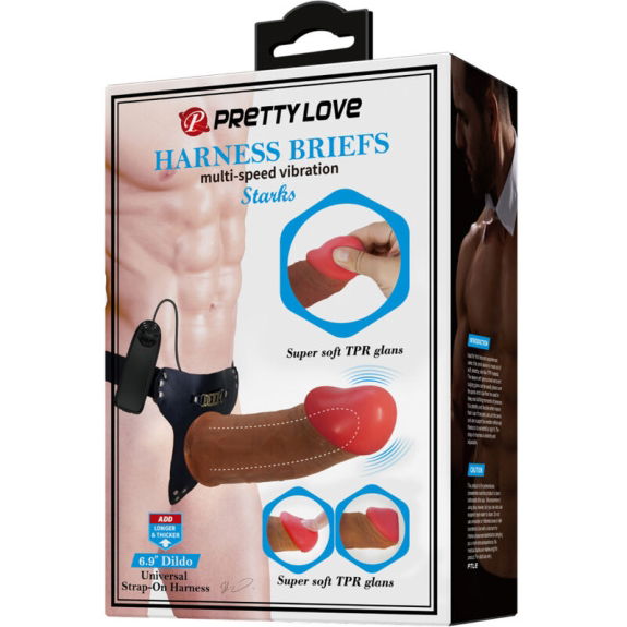 Starks Multi-Speed Vibration Dildo 17,5 cm Lichtbruin Starks Multi-Speed Vibration Dildo 17,5 cm Lichtbruin