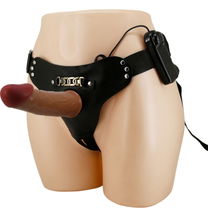 Starks Multi-Speed Vibration Dildo 17,5 cm Lichtbruin