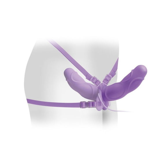 Fetish fantasy elite - Dubbele Trilstrap-On Paars