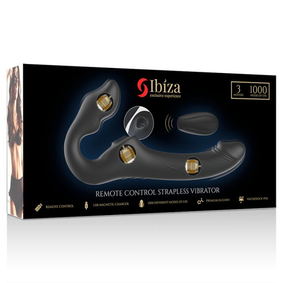 Ibiza - Strapless Vibrator 3 Motors 1000 Combinaties
