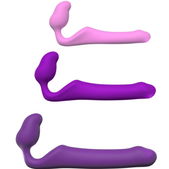 Queens Strap-On Flexibele Dildo Violet Maat L