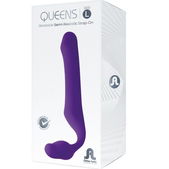 Queens Strap-On Flexibele Dildo Violet Maat L