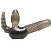 Strapless dubbele dildo met anale stimulator