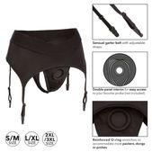 Calexotics - Risqu Backless Brief met Garter - L/XL