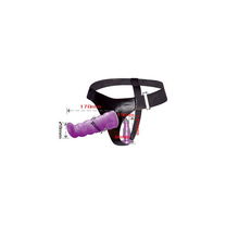 Lilac Female Anal and Vaginal Harness Gpoint 17 Cm