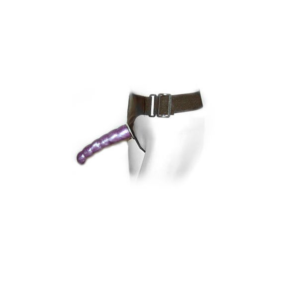 Lilac Female Anal and Vaginal Harness Gpoint 17 Cm