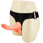 Verstelbare harnas met realistische penis en ultra passi