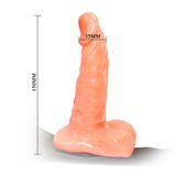 Verstelbare harnas met realistische penis en ultra passi