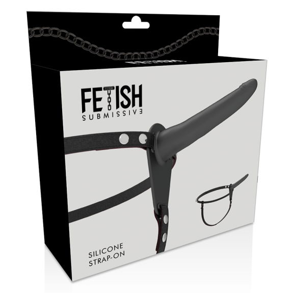 Fetish Submissive Harness - Silicium Zwart 15cm