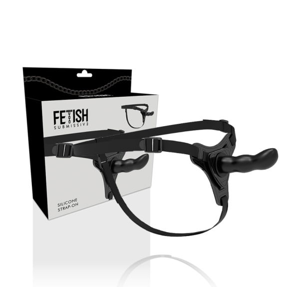 Fetish Submissive Harness - Silliconen G-Spot 16cm