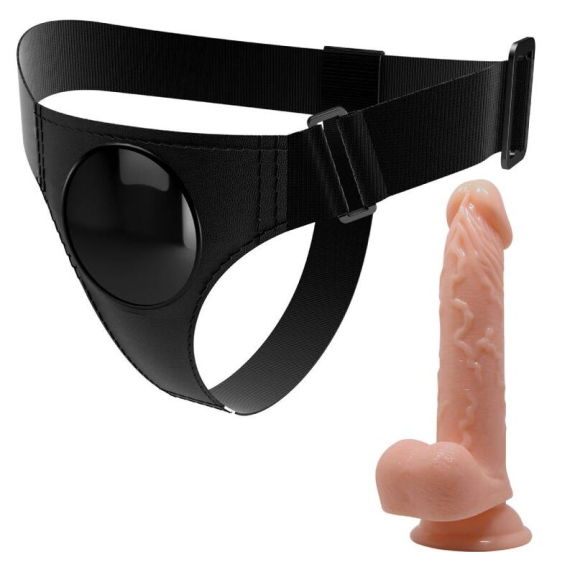 Harness Briefs - Universele Harnas Met Dildo Kevin 19 cm