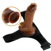 Harness Briefs Universeller Gurt mit Dildo Micheal 20 cm
