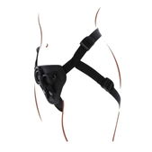 Get real - Strap-On Harnas Zwart