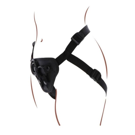 Get real - Strap-On Harnas Zwart
