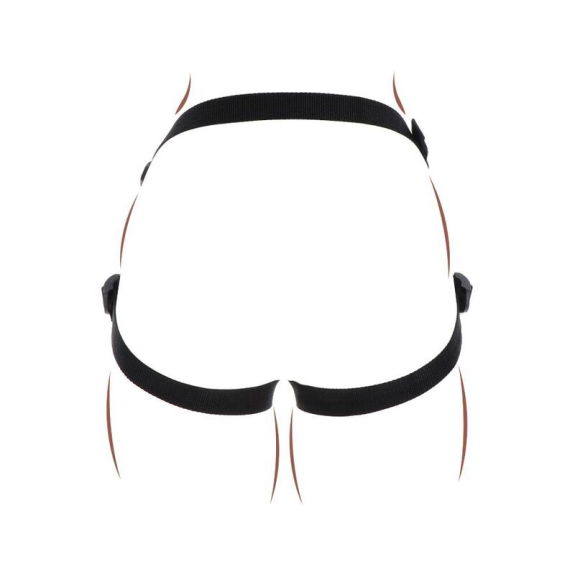 Get real - Strap-On Harnas Zwart