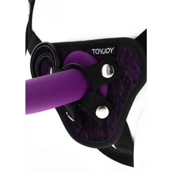 Ultiem Roleplay Plezier - Paars Strap-On Kant Harnas