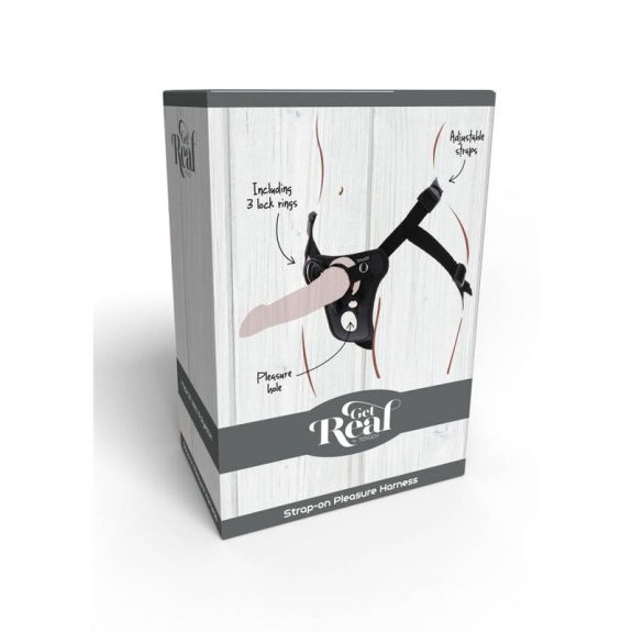 Get real - Strap-On Pleasure Harness Zwart