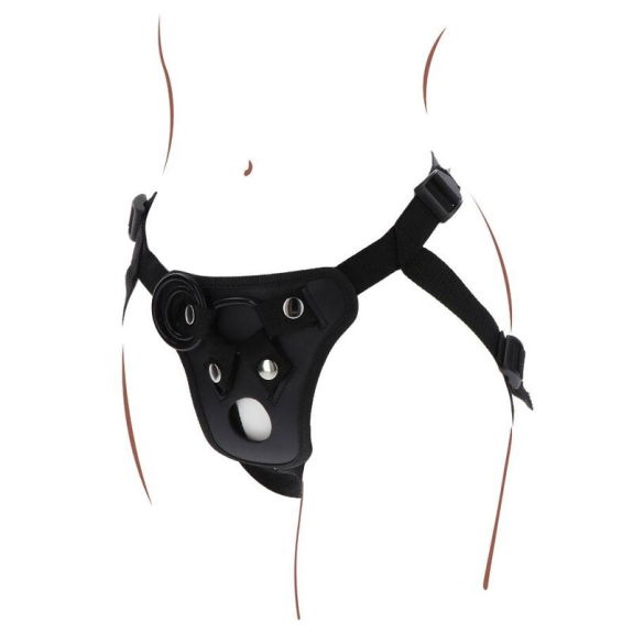Get real - Strap-On Pleasure Harness Zwart