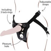 Get real - Strap-On Pleasure Harness Zwart