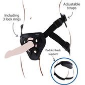 Get real - Strap-On Deluxe Harness Zwart