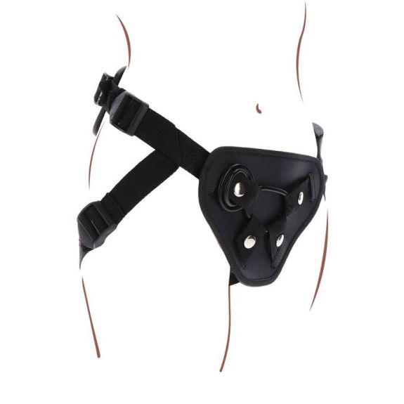 Get real - Strap-On Deluxe Harness Zwart