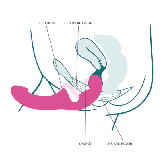 Fun Factory - Share Lite Double Dildo Zwart