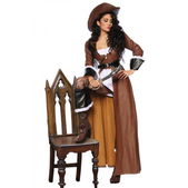 8-delig piratenkostuum vrouw