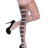 Panty wit-zwart