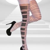 Panty wit-zwart