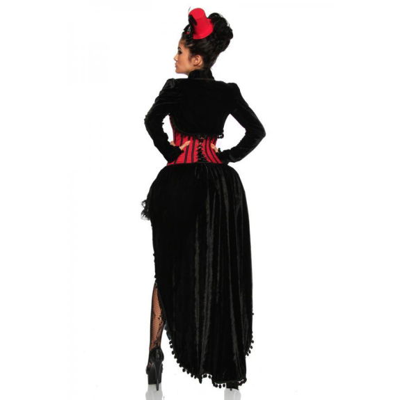 4-delig burlesque kostuum