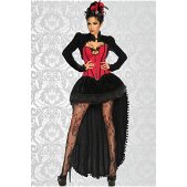 4-delig burlesque kostuum