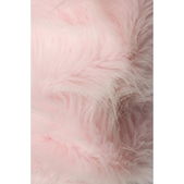 Fluffy beenwarmers lichtroze