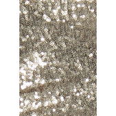 Strapless jurk met pailletten wit