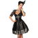 4-delige zwarte dirndl