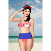 Vintage bandeau-bikini