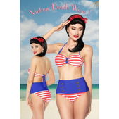 Vintage bandeau-bikini